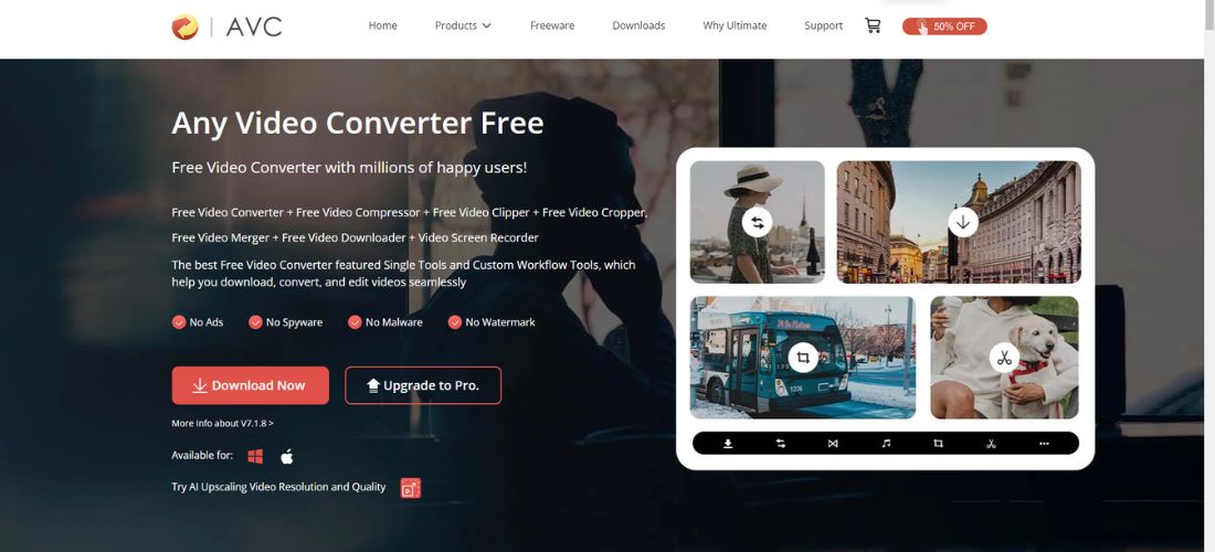 Free video converter for Windows